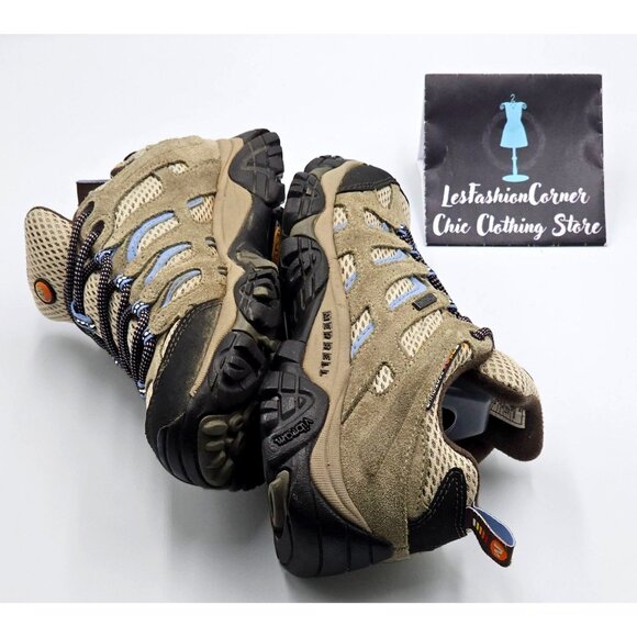 Merrell Women's Dusty Olive Moab 3 Performance Hiking Shoe Vibram Sole Sz 7 2293 - Picture 13 of 16